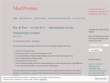 Tablet Screenshot of mudwoman.wordpress.com