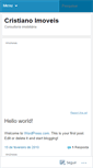 Mobile Screenshot of cristianoimoveis.wordpress.com