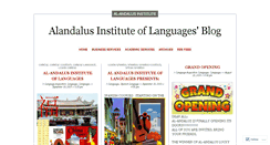 Desktop Screenshot of alandalusinstitute.wordpress.com