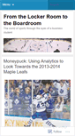 Mobile Screenshot of lockerroomtoboardroom.wordpress.com