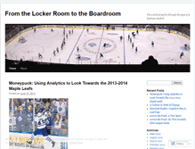 Tablet Screenshot of lockerroomtoboardroom.wordpress.com