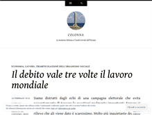 Tablet Screenshot of gcolonna.wordpress.com