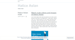 Desktop Screenshot of haticeaslan.wordpress.com