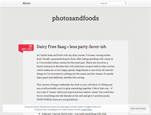 Tablet Screenshot of photosandfoods.wordpress.com