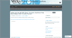 Desktop Screenshot of 2010wbc.wordpress.com