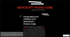 Desktop Screenshot of microsoftpromocodesblog.wordpress.com