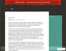 Tablet Screenshot of mudrasforlife.wordpress.com