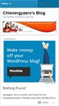 Mobile Screenshot of chienergyzero.wordpress.com