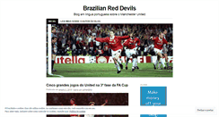 Desktop Screenshot of manunitedbrazil.wordpress.com