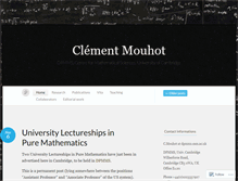 Tablet Screenshot of cmouhot.wordpress.com