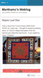 Mobile Screenshot of marthamc.wordpress.com