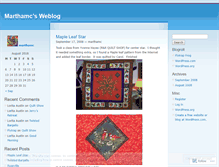 Tablet Screenshot of marthamc.wordpress.com