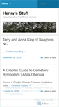 Mobile Screenshot of henrylivingston.wordpress.com