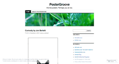 Desktop Screenshot of postergroove.wordpress.com