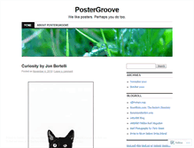 Tablet Screenshot of postergroove.wordpress.com