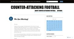 Desktop Screenshot of counterattackingfootball.wordpress.com