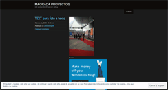 Desktop Screenshot of magradaproyectos.wordpress.com