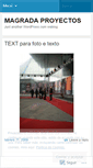 Mobile Screenshot of magradaproyectos.wordpress.com