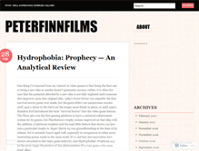 Tablet Screenshot of peterfinnfilms.wordpress.com
