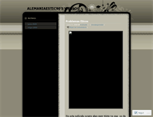 Tablet Screenshot of alemaniaestic90.wordpress.com