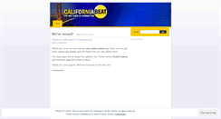 Desktop Screenshot of californiabeat.wordpress.com