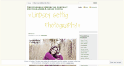 Desktop Screenshot of lindseygettig.wordpress.com