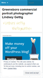 Mobile Screenshot of lindseygettig.wordpress.com