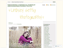 Tablet Screenshot of lindseygettig.wordpress.com