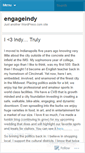Mobile Screenshot of engageindy.wordpress.com
