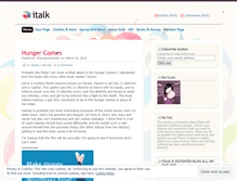 Tablet Screenshot of italklots.wordpress.com