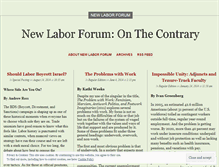 Tablet Screenshot of newlaborforum.wordpress.com