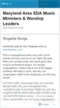 Mobile Screenshot of mdmusic.wordpress.com