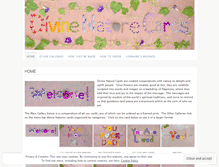 Tablet Screenshot of divinenaturecards.wordpress.com