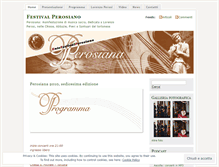 Tablet Screenshot of festivalperosiano.wordpress.com