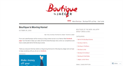 Desktop Screenshot of boutiquebyjaeger.wordpress.com