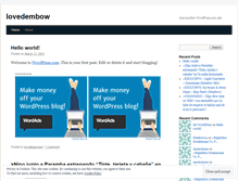 Tablet Screenshot of lovedembow.wordpress.com