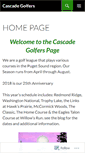 Mobile Screenshot of cascadegolfers.wordpress.com