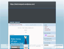 Tablet Screenshot of electronicpoet.wordpress.com