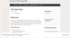 Desktop Screenshot of homer13technology.wordpress.com