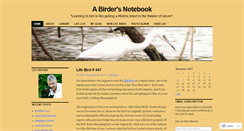 Desktop Screenshot of abirdersnotebook.wordpress.com