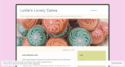 Desktop Screenshot of lottieslovelycakes.wordpress.com