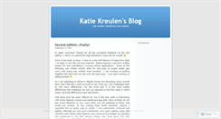 Desktop Screenshot of katiekreulen.wordpress.com