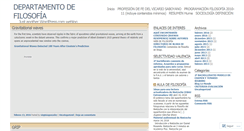 Desktop Screenshot of departamentofilosofia.wordpress.com