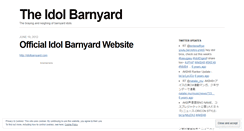 Desktop Screenshot of idolbarnyard.wordpress.com