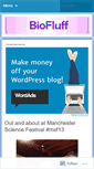 Mobile Screenshot of biofluff.wordpress.com