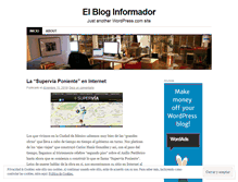 Tablet Screenshot of elbloginformador.wordpress.com