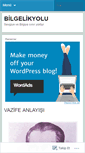 Mobile Screenshot of bilgelikyolu.wordpress.com