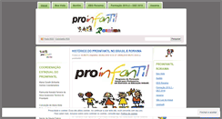 Desktop Screenshot of proinfantilrr.wordpress.com
