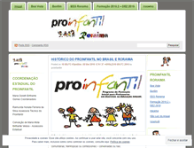 Tablet Screenshot of proinfantilrr.wordpress.com