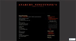 Desktop Screenshot of anarchyninetynine.wordpress.com